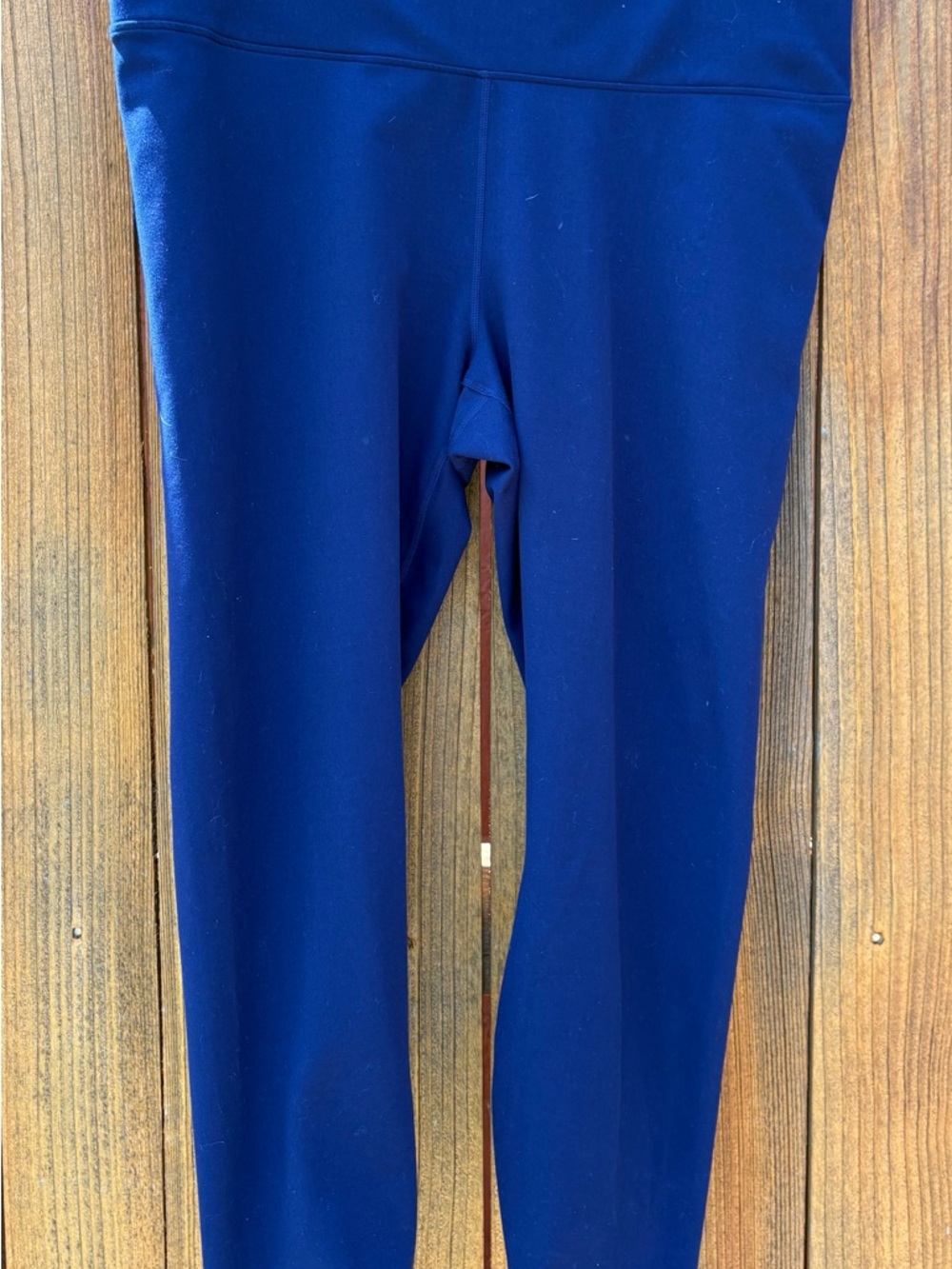 Fabletics Powerhold Leggings Blue High Waist Lattice Back XL.